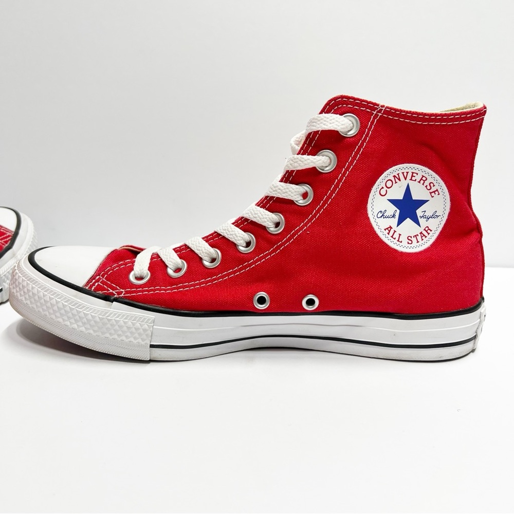 Converse Chuck Taylor All Star Hi Red High Top Shoes
size Men’s 6.5 Women 8.5 - Picture 6 of 13